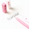 Caneta-Casal-De-Flamingos-