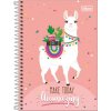 Caderno Lhama Tilibra Capa Dura 1/4 Hello! 80 Folhas
